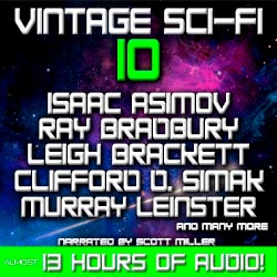 Vintage Sci-Fi 10 Science Fiction Audiobook Cover