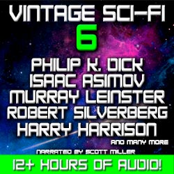 Vintage Sci-Fi 6 Science Fiction Audiobook Cover