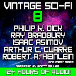 Vintage Sci-Fi 8 Science Fiction Audiobook Cover