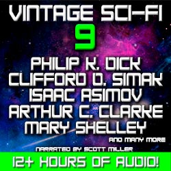 Vintage Sci-Fi 9 Science Fiction Audiobook Cover