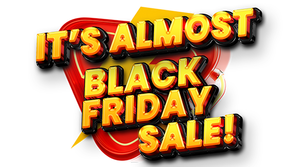 1st Annual It's Almost Black Friday Sale Logo