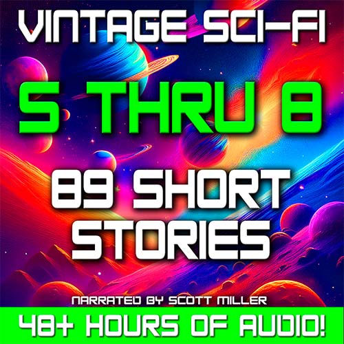 Vintage Science Fiction 5 thru 8 Audiobook Cover