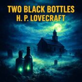Two Black Bottles by H. P. Lovecraft Audiobook Cover