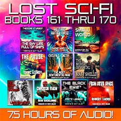 Lost Sci-Fi Books 161 thru 170 Vintage Sci-Fi Audiobook Cover