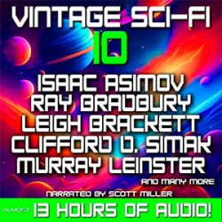 Vintage Sci-Fi 10 Science Fiction Audiobook Cover