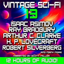 Vintage Sci-Fi 13 Science Fiction Audiobook Cover