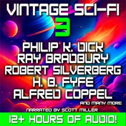 Vintage Sci-Fi 3 Science Fiction Audiobook Cover