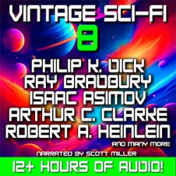 Vintage Sci-Fi 8 Science Fiction Audiobook Cover